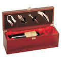 Promotional Gifts - Single Wine Bottle Rosewood Presentation Box with Tools